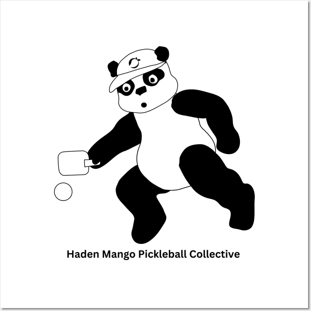 Panda Bear Pickleball Wall Art by Hayden Mango Collective 